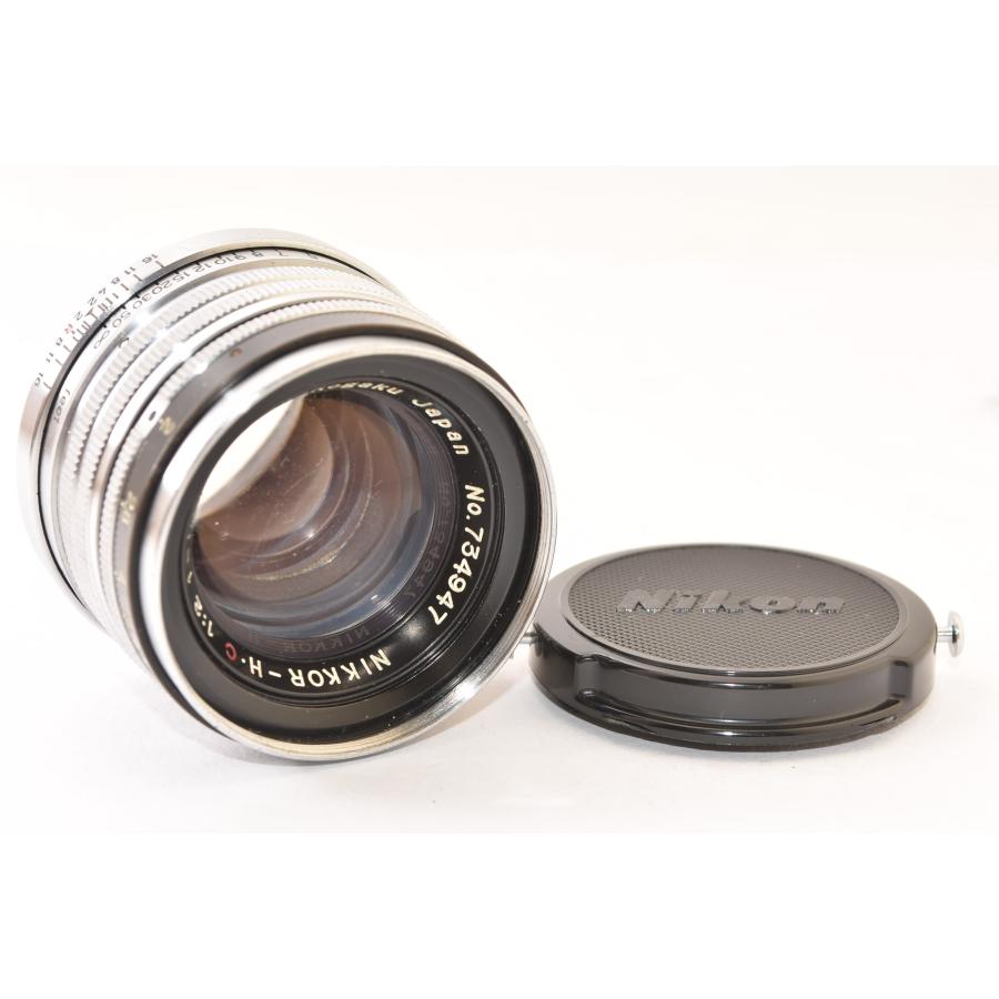 ☆美品☆ Nikon ニコン NIKKOR-H・C 5cm 50mm F2 黒帯 L39 Leica