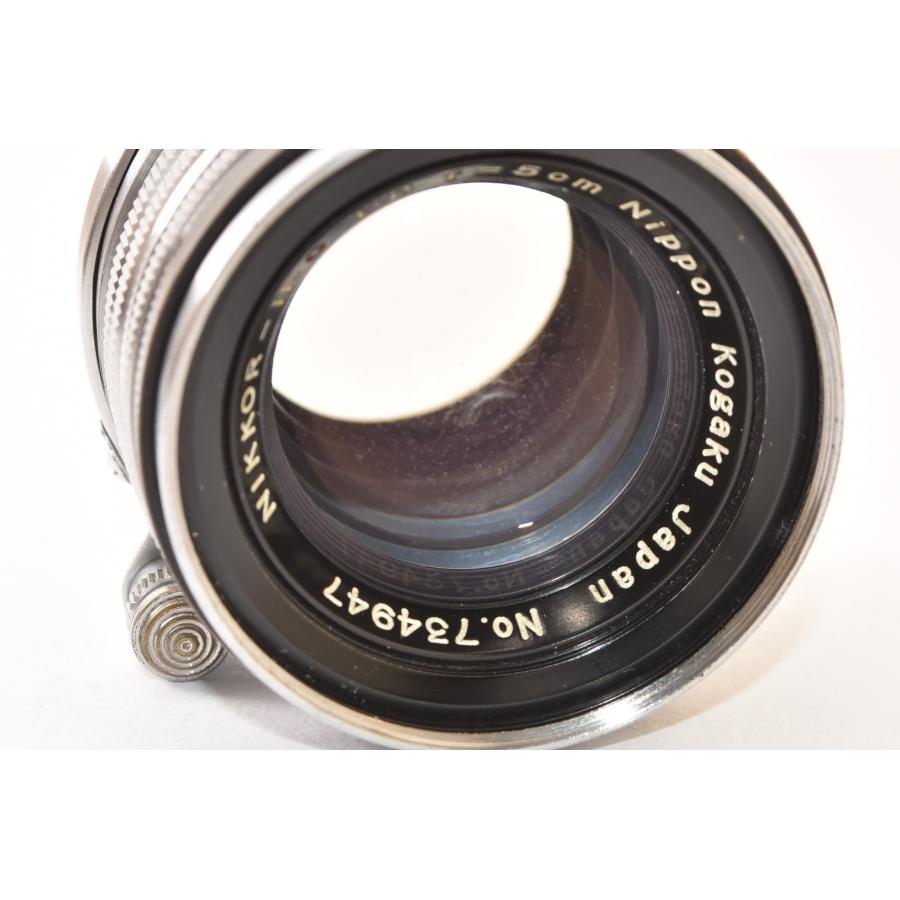 ☆美品☆ Nikon ニコン NIKKOR-H・C 5cm 50mm F2 黒帯 L39 Leica