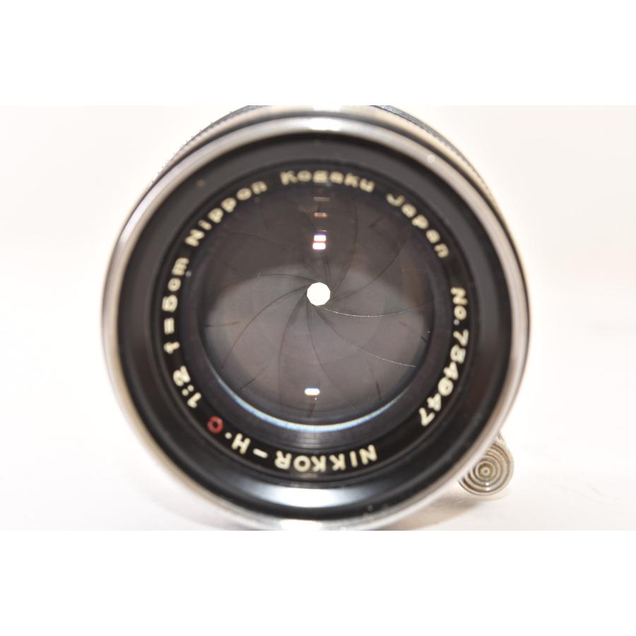 ☆美品☆ Nikon ニコン NIKKOR-H・C 5cm 50mm F2 黒帯 L39 Leica