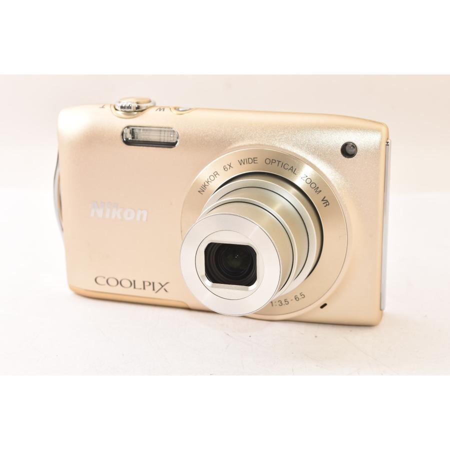☆極上品☆ Nikon ニコン COOLPIX S3300 スイートゴールド コンパクト