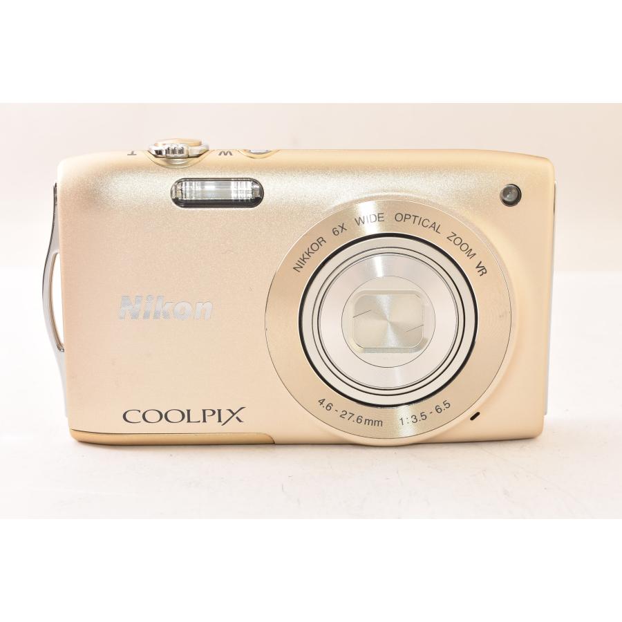 ☆極上品☆ Nikon ニコン COOLPIX S3300 スイートゴールド コンパクト