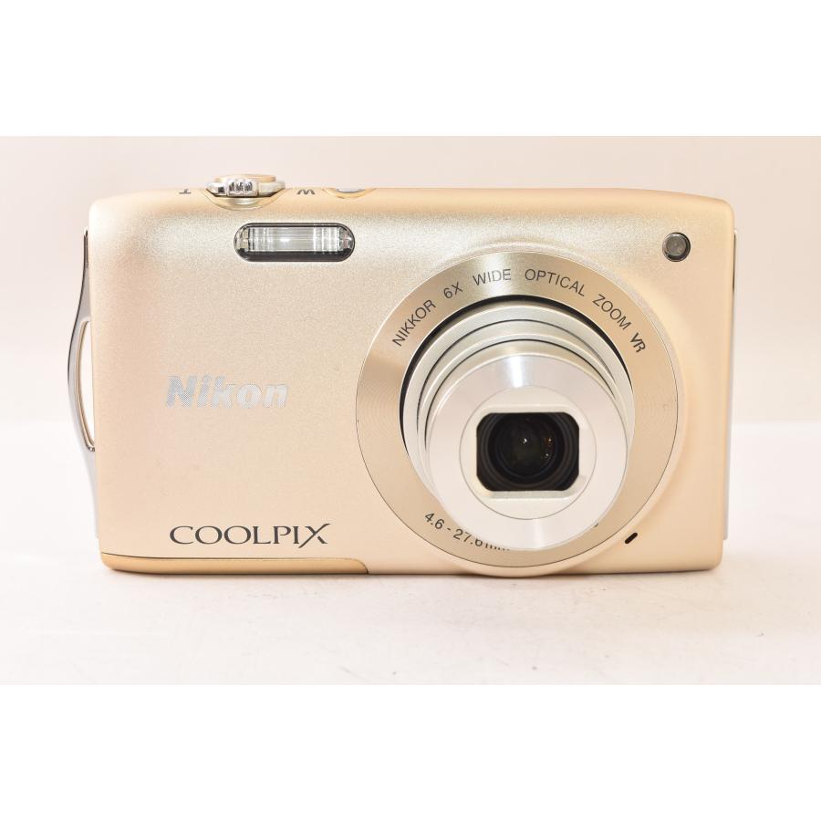☆極上品☆ Nikon ニコン COOLPIX S3300 スイートゴールド コンパクト