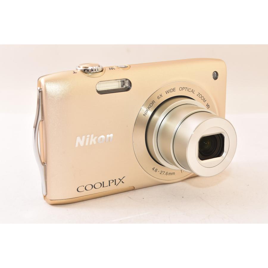 Nikon COOLPIX S3300 コンパクトデジタルカメラ ゴールド Nikon デジタルカメラ COOLPIX S3300