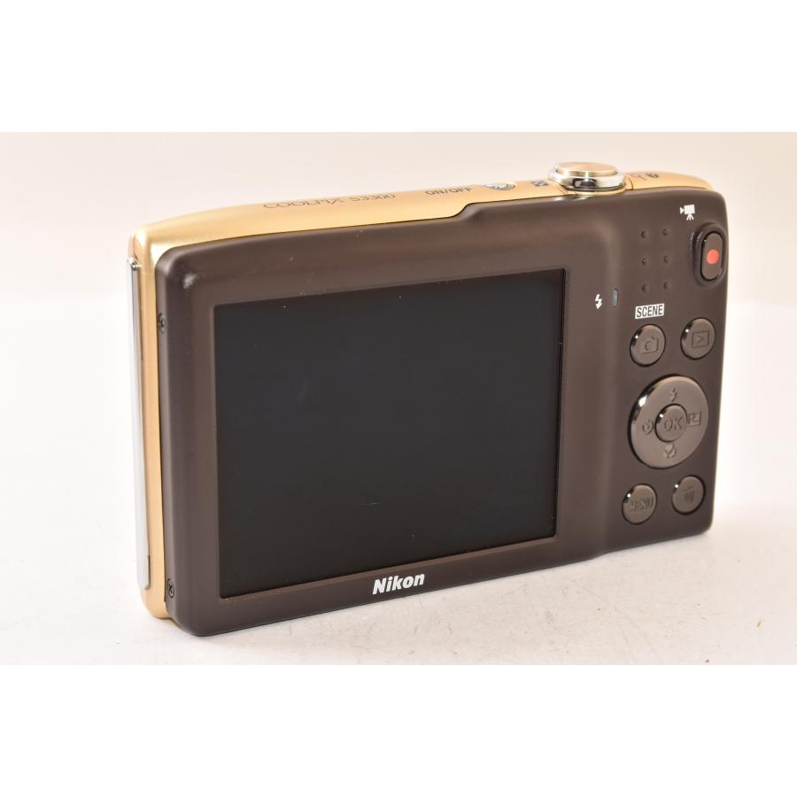 Nikon COOLPIX S3300 コンパクトデジタルカメラ ゴールド Nikon デジタルカメラ COOLPIX S3300