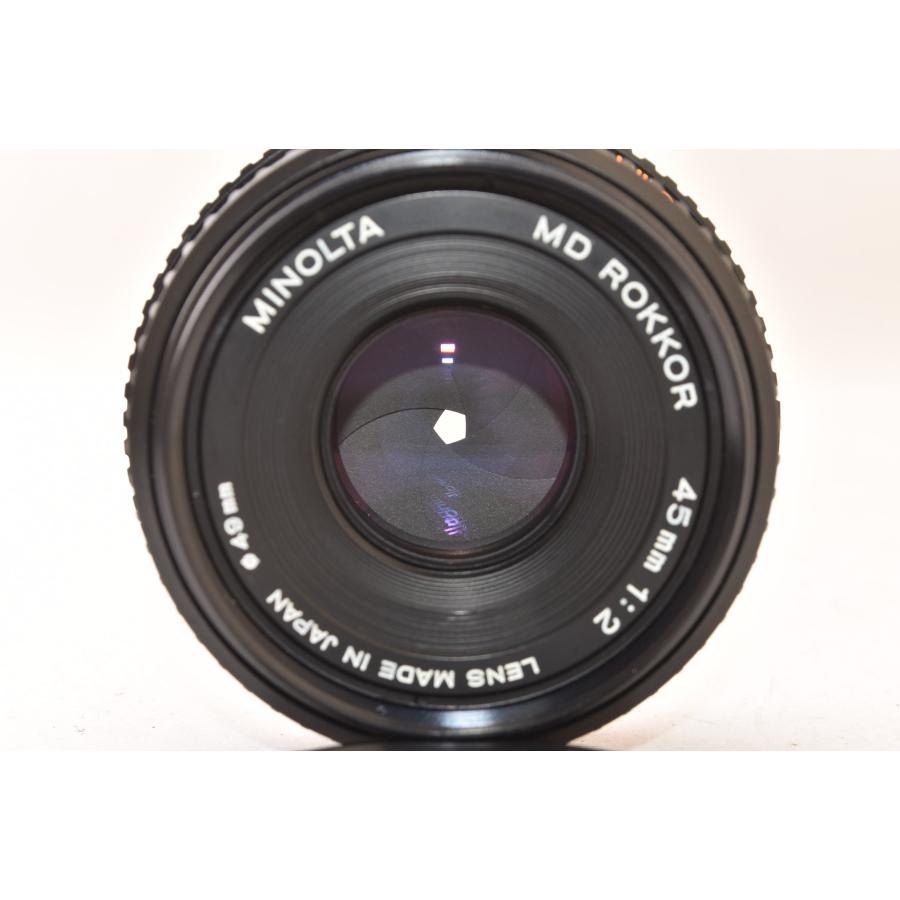整備＆テスト済】ミノルタ MD ROKKOR-X 45mm F2 538 MINOLTA MD ROKKOR