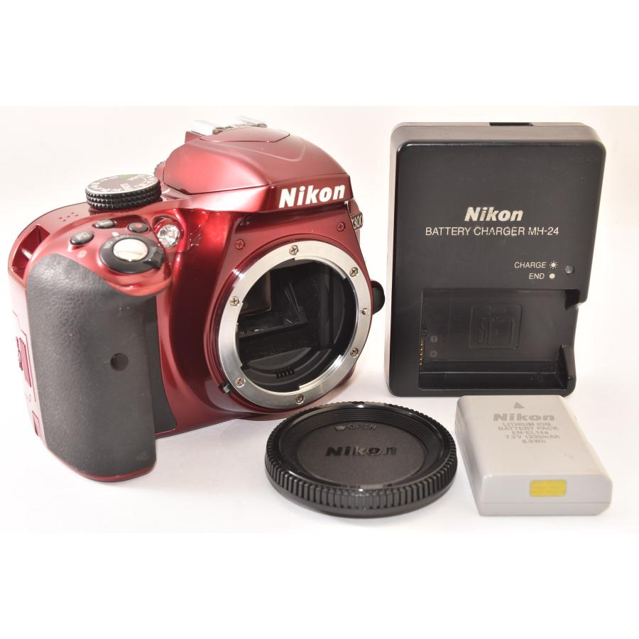 Nikon ニコン D3300 ボディ レッド デジタル一眼レフカメラ 2604036 