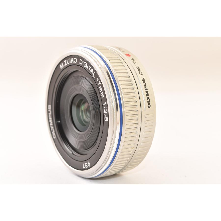 ☆極上品☆ OLYMPUS オリンパス M.ZUIKO DIGITAL 17mm F2.8 シルバー
