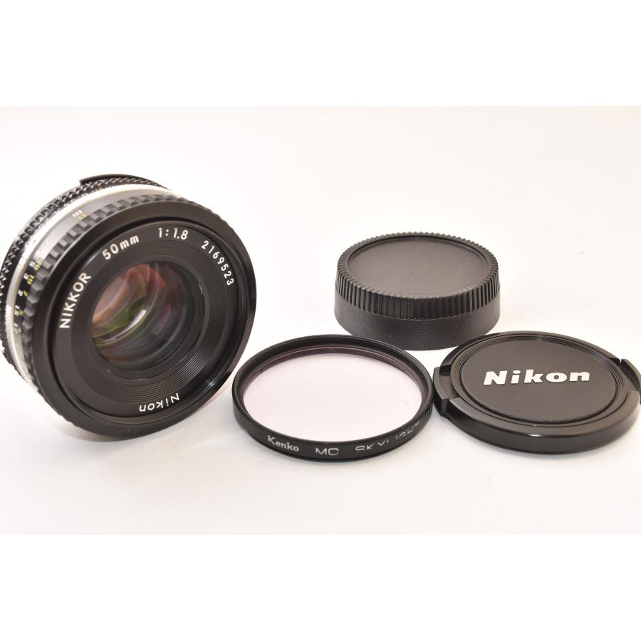 カメラ 15942E 美品 Nikon Ai-S 50mm F1.8 ニコン レンズ
