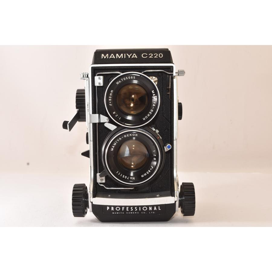 ☆極上品☆ MAMIYA マミヤ C220 + 80mm F2.8 二眼レフカメラ 2606098