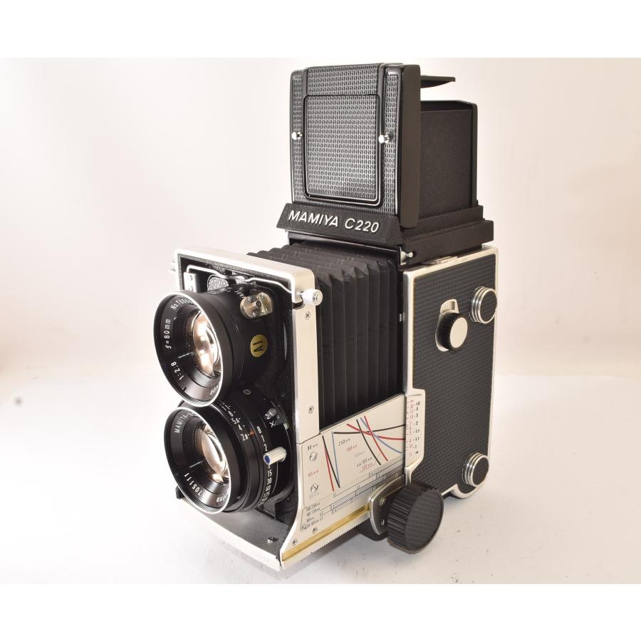 ☆極上品☆ MAMIYA マミヤ C220 + 80mm F2.8 二眼レフカメラ 2606098