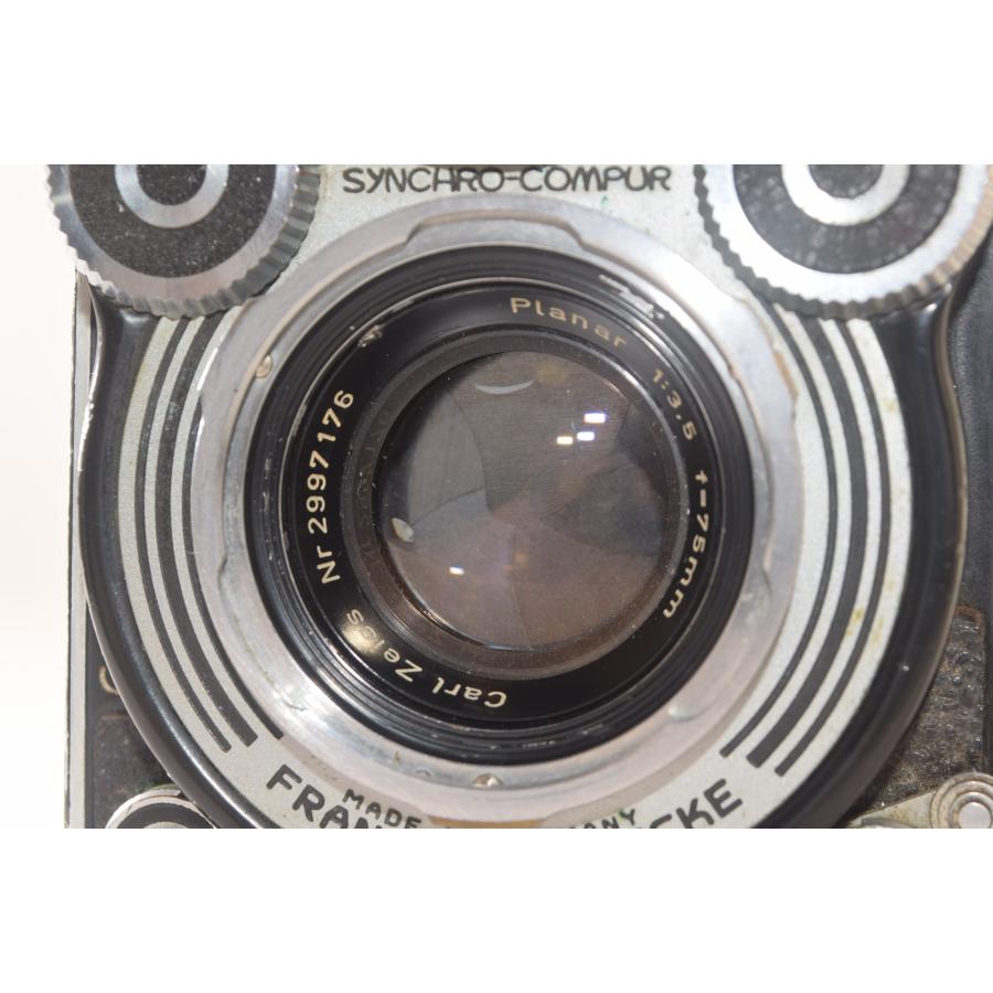 Rollei ローライ ROLLEIFLEX 3.5F Planar 75mm F3.5 二眼レフカメラ J2503011の画像