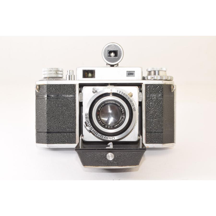 【極上品】ARCO-VIEW アルコ5cm 3.5 アルコ Arco 35 蛇腹カメラ 5cm 外付けファインダー付き