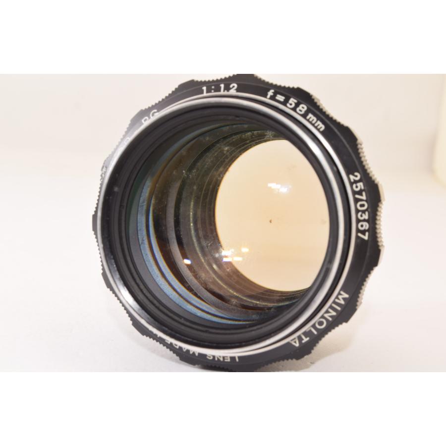 ☆ジャンク品☆ MINOLTA ミノルタ MC ROKKOR-PG 58mm F1.2 J2505105