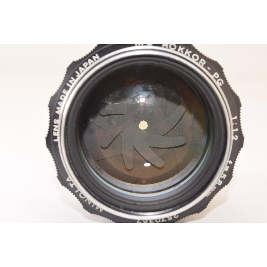 ☆ジャンク品☆ MINOLTA ミノルタ MC ROKKOR-PG 58mm F1.2 J2505105