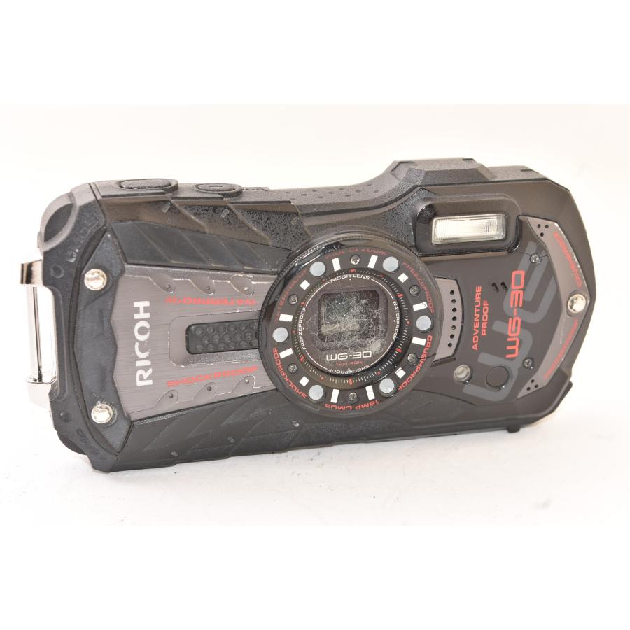 RICOH WG-30 ブラック　動作品 中古】RICOH リコー WG-30 ブラック CALSモデル 防水アクション