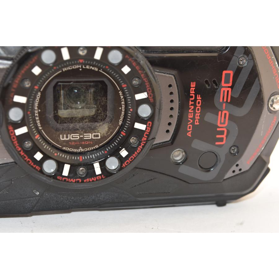 RICOH リコー WG-30 エボニーブラック ショット数7955回 コンパクト