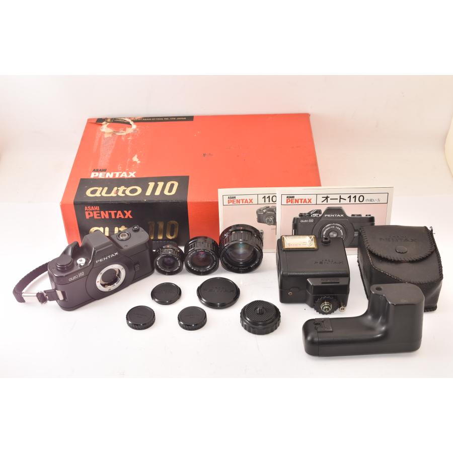 ☆ジャンク品☆ ペンタックス PENTAX auto 110 レンズセット フィルム