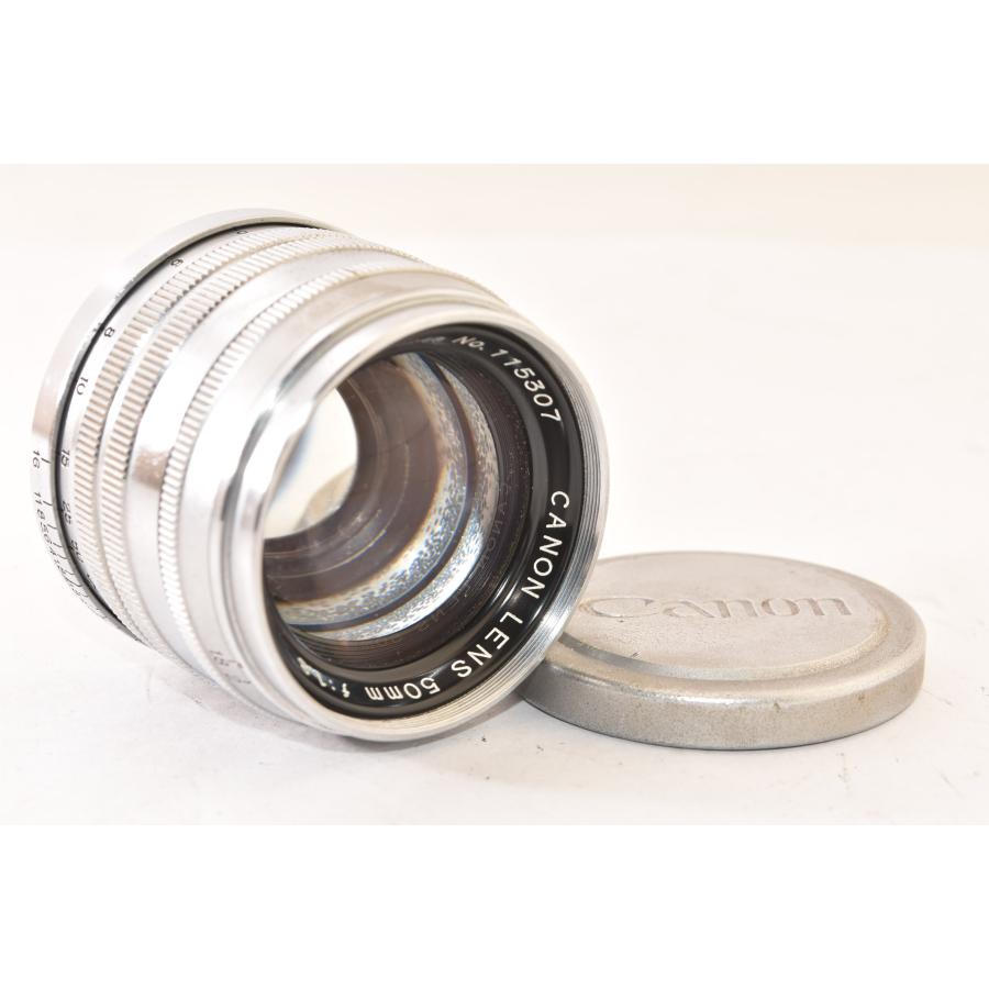 Canon キャノン 50mm F/1.8 Leica Lマウントレンズ Canon キャノン 50mm F1.8 L39 Leicaマウント J2512109