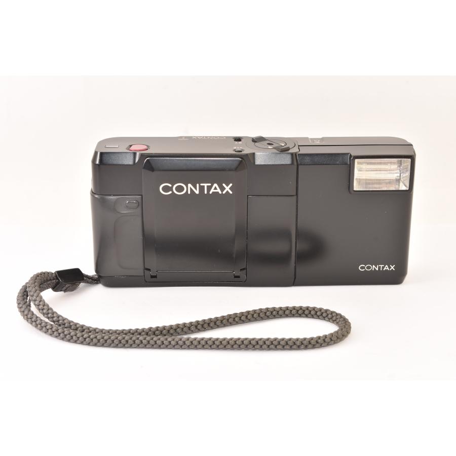 CONTAX T コンタックス 初代 フィルムカメラ コンタックス CONTAX T ブラック 初代 + ストロボ付き コンパクト