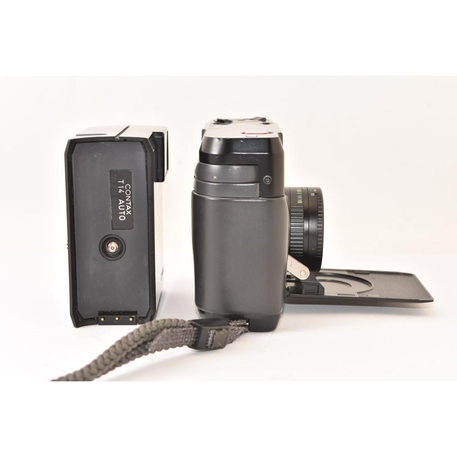 コンタックス CONTAX T ブラック 初代 + ストロボ付き コンパクト
