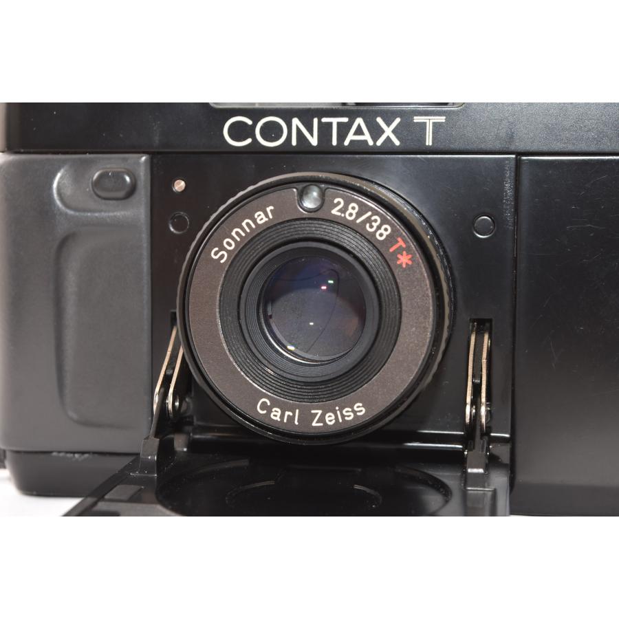 コンタックス CONTAX T ブラック 初代 + ストロボ付き コンパクト