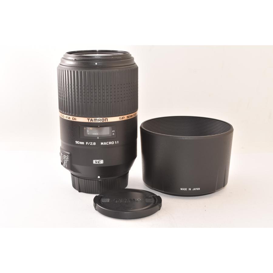 ☆ジャンク品☆ TAMRON タムロン SP 90mm F2.8 Di MACRO VC USD F004