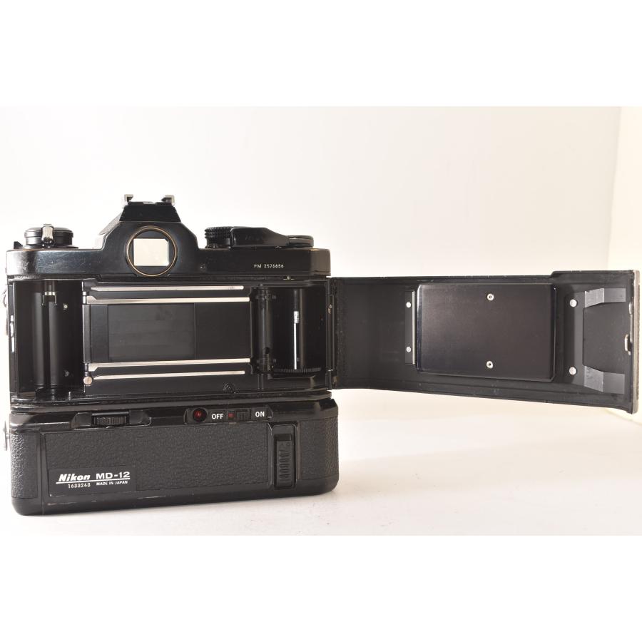 Nikon ニコン FM ボディ ブラック + MD-12 フィルム一眼レフカメラ