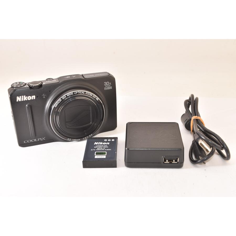 Nikon COOLPIX S9700【訳あり】 ☆訳あり品☆ Nikon ニコン COOLPIX S9700 ブラック コンパクト