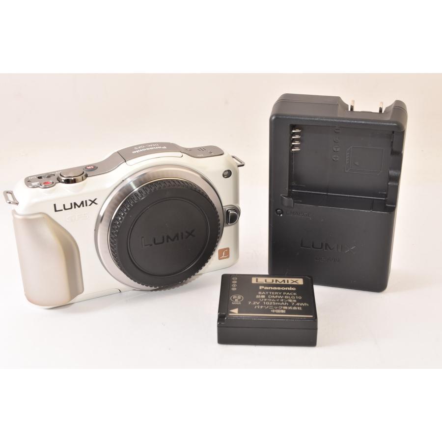 美品 パナソニック DMC-GF5 ミラーレスデジタルカメラボディ ホワイト LUMIX パナソニック Panasonic DMC-GF5 ボディ ホワイト ミラーレス