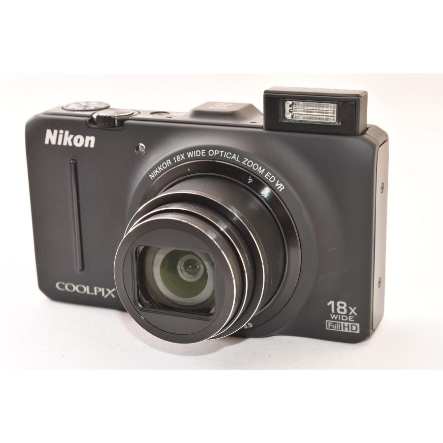 【動作品】Nikon COOLPIX S9300 コンデジ ブラック 動作確認済 Nikon ニコン COOLPIX S9300 ブラック コンパクトデジタルカメラ