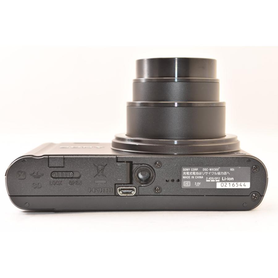 SONY ソニー Cyber-shot DSC-WX300 ブラック コンパクトデジタルカメラ