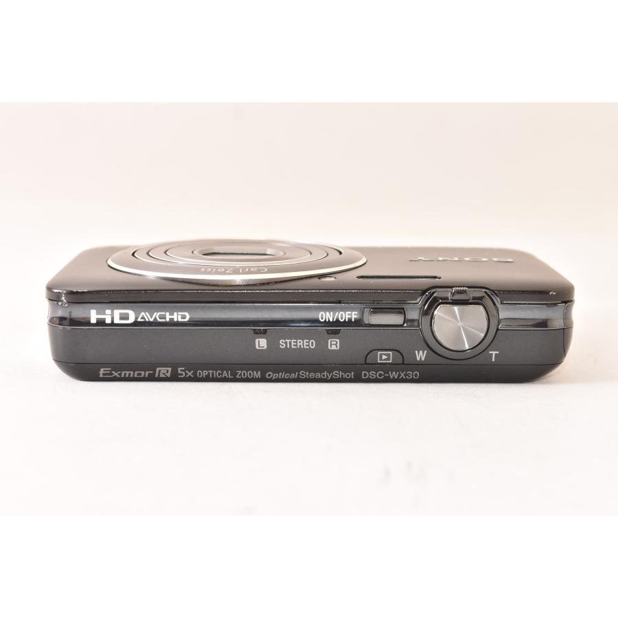 ☆ジャンク品☆ SONY ソニー Cyber-shot DSC-WX30 ブラック コンパクト