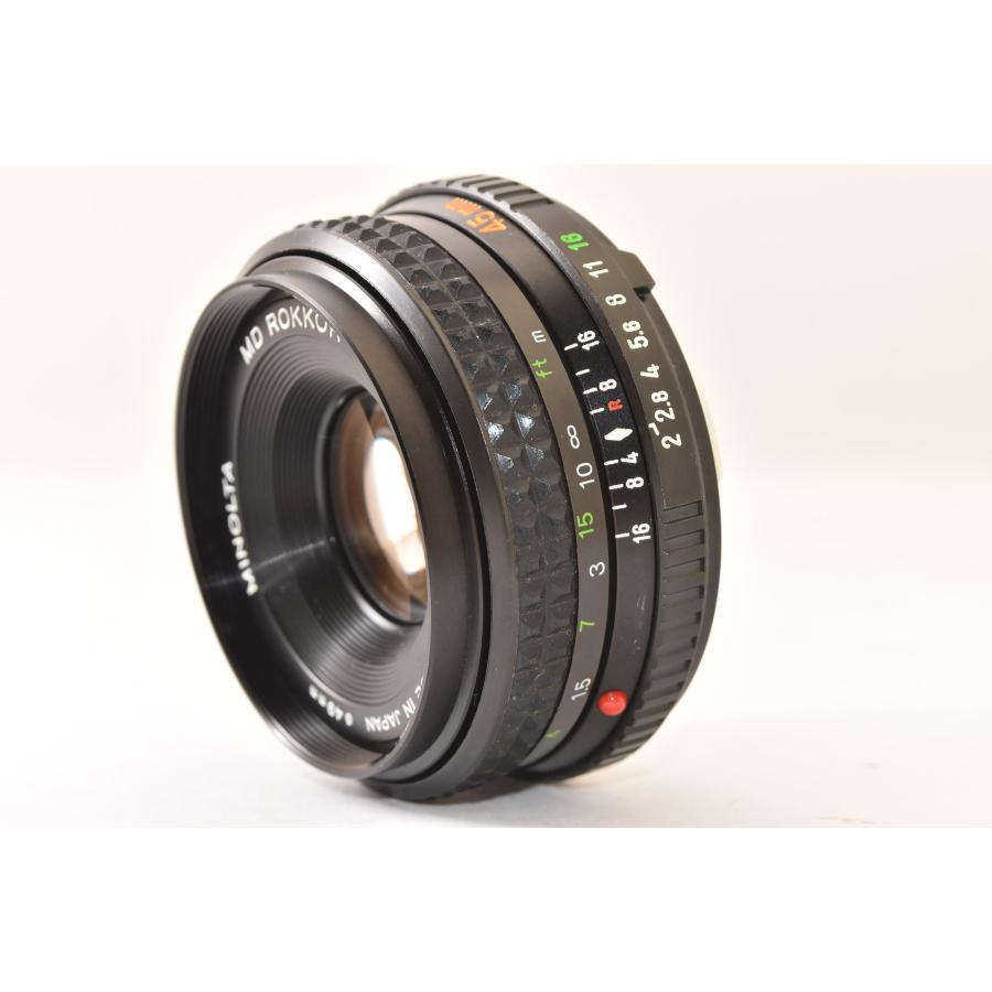 MINOLTA ミノルタ MD ROKKOR 45mm F2 J2605039 : KawachiCamera ヤフー