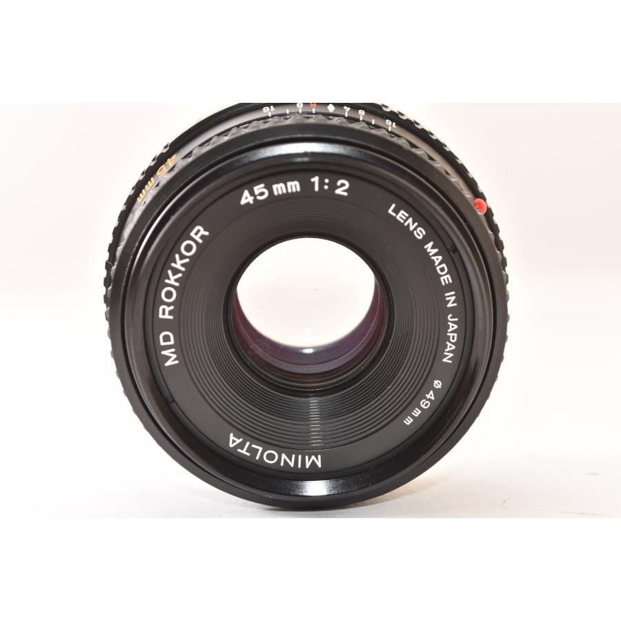 MINOLTA ミノルタ MD ROKKOR 45mm F2 J2605039 : KawachiCamera ヤフー