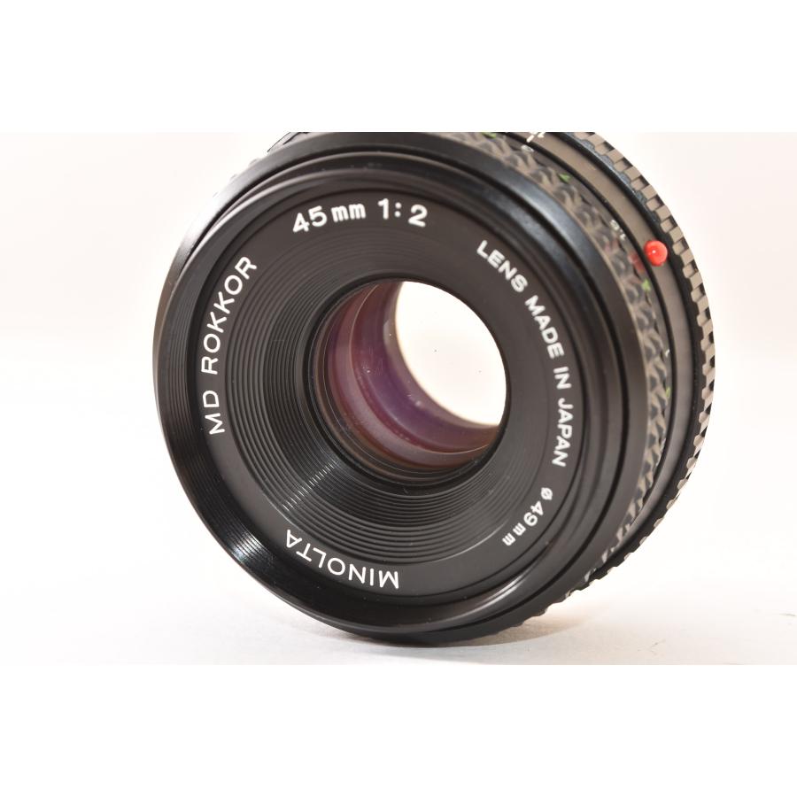 MINOLTA ミノルタ MD ROKKOR 45mm F2 J2605039 : KawachiCamera ヤフー