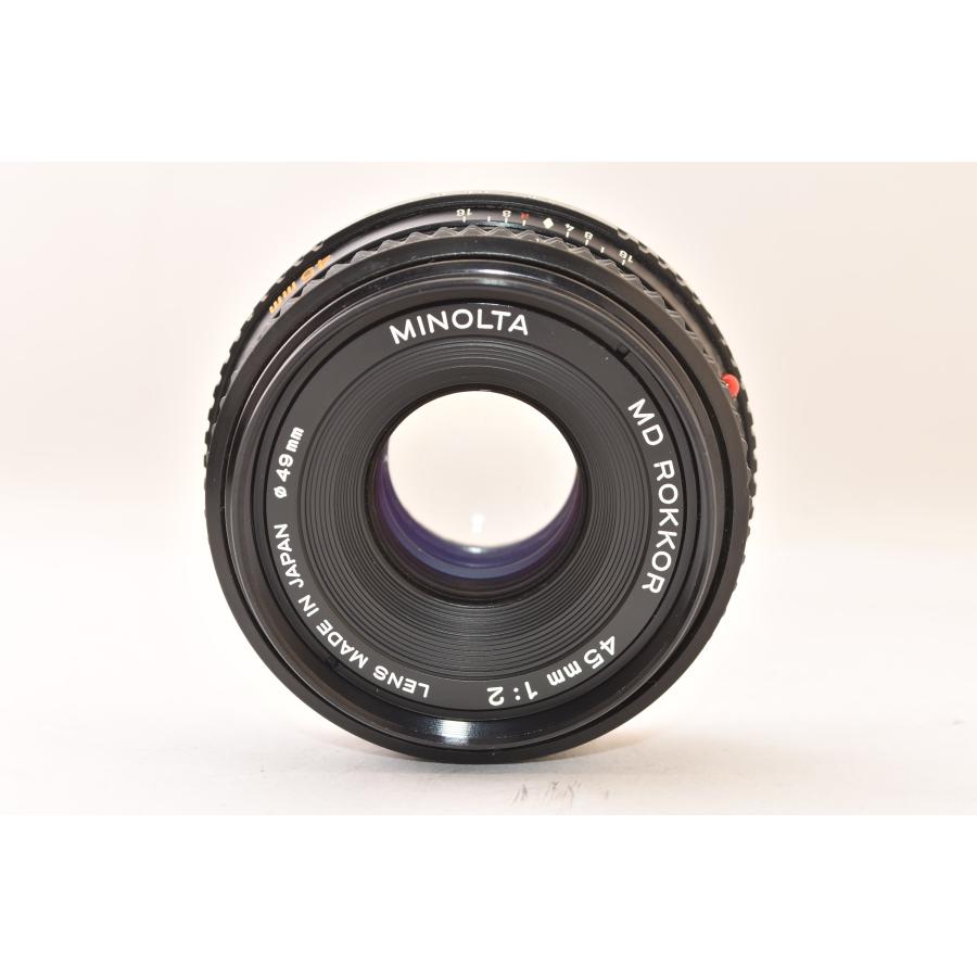☆ジャンク品☆ MINOLTA ミノルタ MD ROKKOR 45mm F2 J2605049