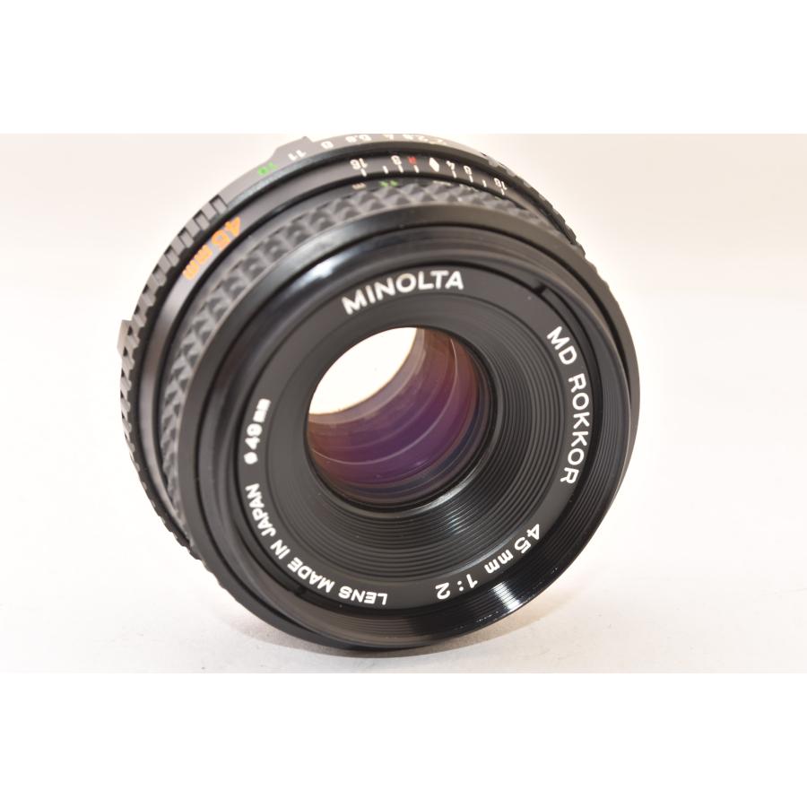 ☆ジャンク品☆ MINOLTA ミノルタ MD ROKKOR 45mm F2 J2605049