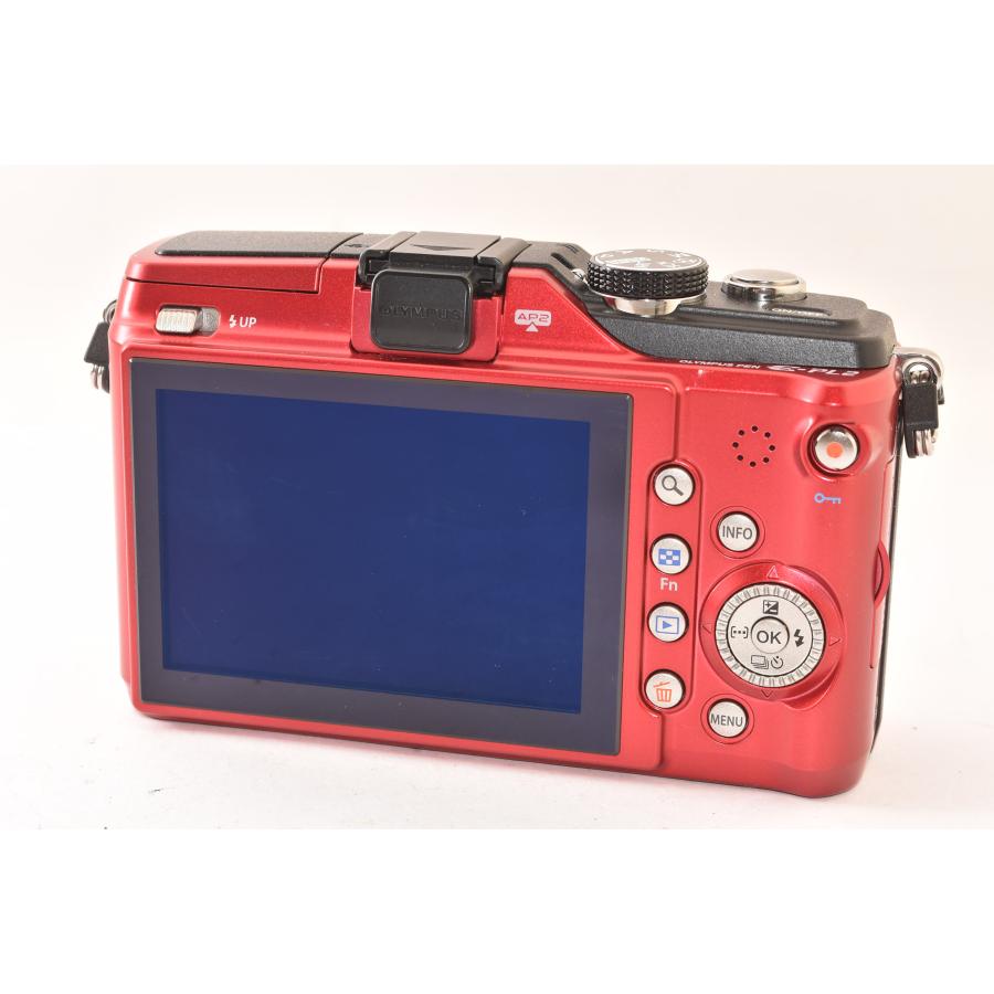 ☆訳あり品☆ OLYMPUS オリンパス PEN E-PL2 ボディ レッド ショット数
