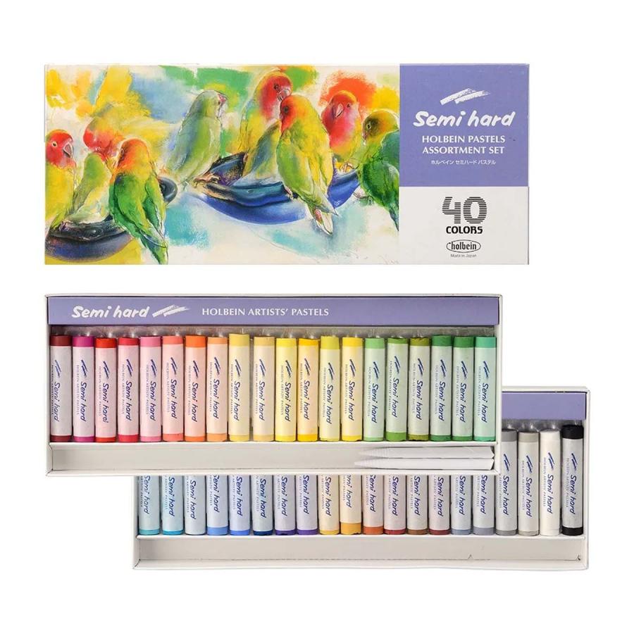 【ホルベイン】オイルパステル40色 ホルベインオイルパステル 40色セット｜画材・文具雑貨の通販