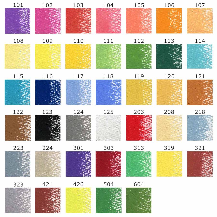 ホルベイン セミハードパステル 40色 : カワチ画材ヤフー店