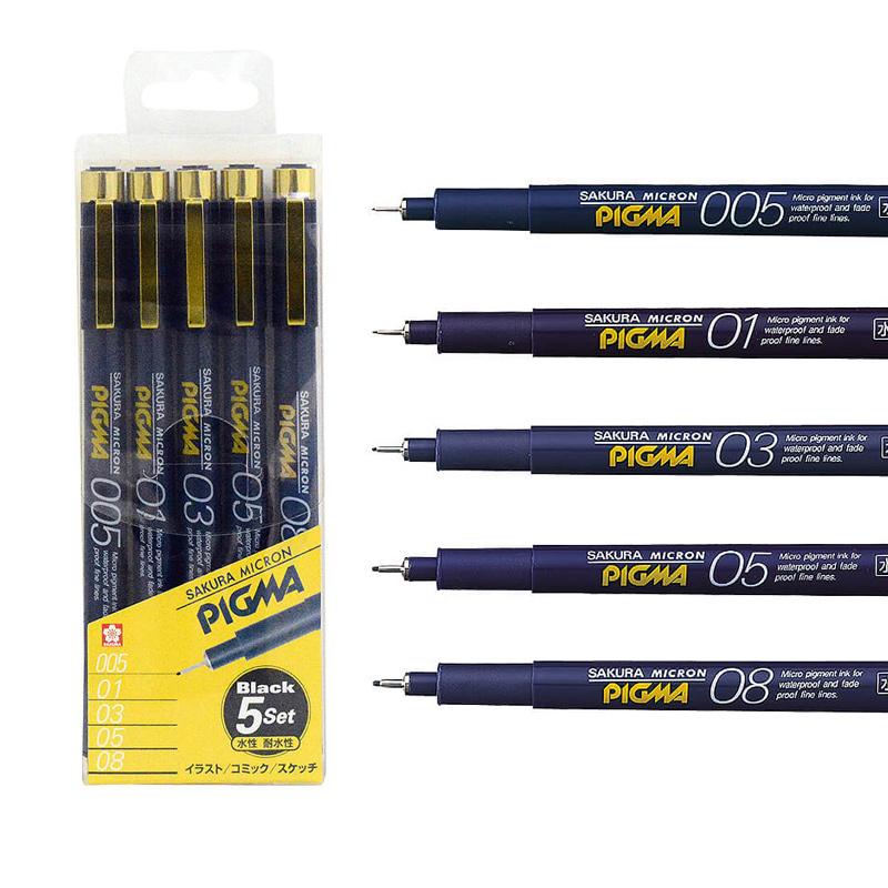 ピグマ サクラ 黒 5本セット ESDK-5A : カワチ画材ヤフー店 ピグマ サクラ 黒 5本セット ESDK-5A : カワチ画材ヤフー店
