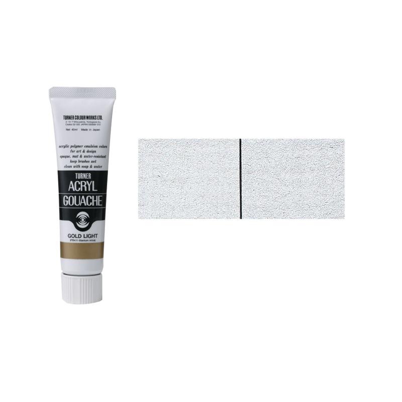 アクリルガッシュ ターナー メタリック 40ml 72-B シルバー : カワチ