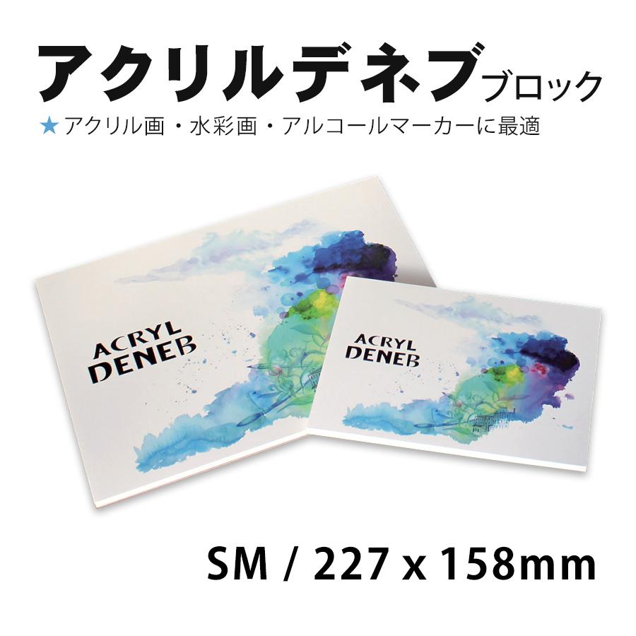 アクリルデネブ ブロックタイプ 300g SMサイズ アクリル画用紙