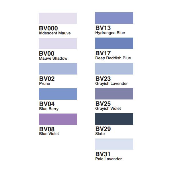 コピック COPIC コピックチャオ 単品 BV(青紫系) : カワチ画材 コピック COPIC コピックチャオ 単品 BV(青紫系) : カワチ画材