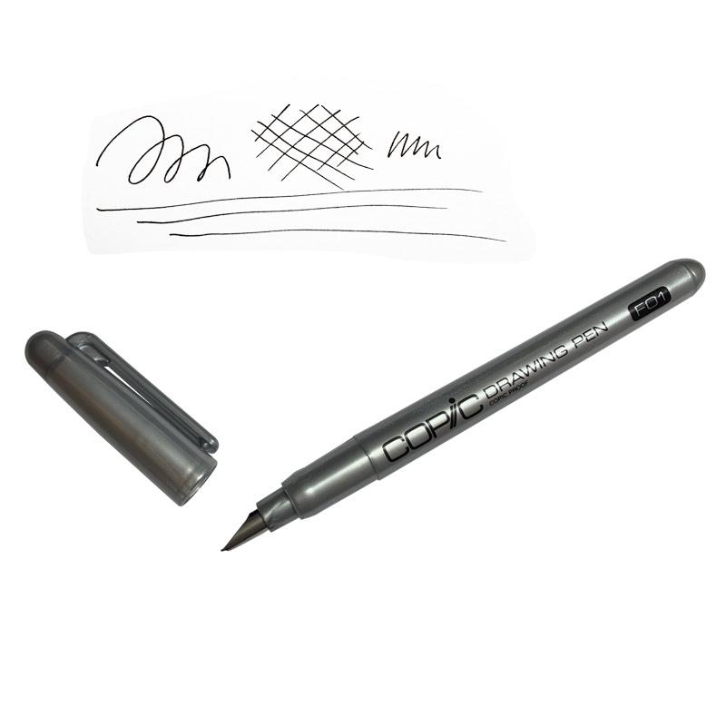 コピック COPIC ドローイングペン F01 (極細) 黒 : カワチ画材 コピック COPIC ドローイングペン F01 (極細) 黒 : カワチ画材