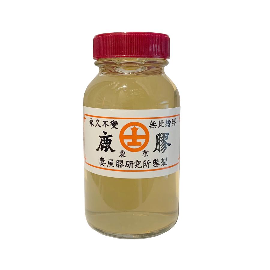 妻屋膠研究所 瓶入り鹿膠 大 150g｜kawachigazai