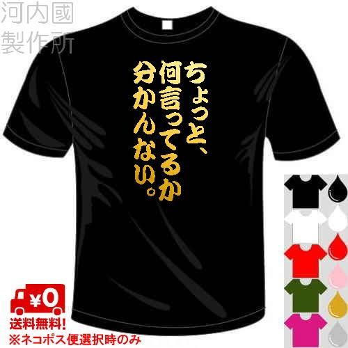 おもしろTシャツ (5×6色) 面白メッセージ ちょっと、何言ってるか