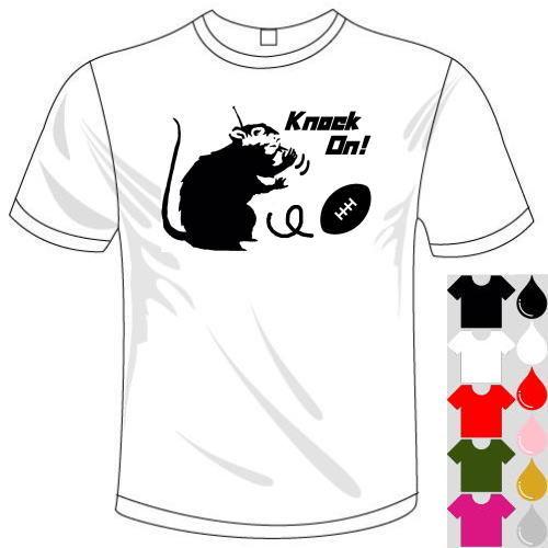 ラグビードライTシャツ (5×6色) ノックオンTシャツ 送料無料 河内國