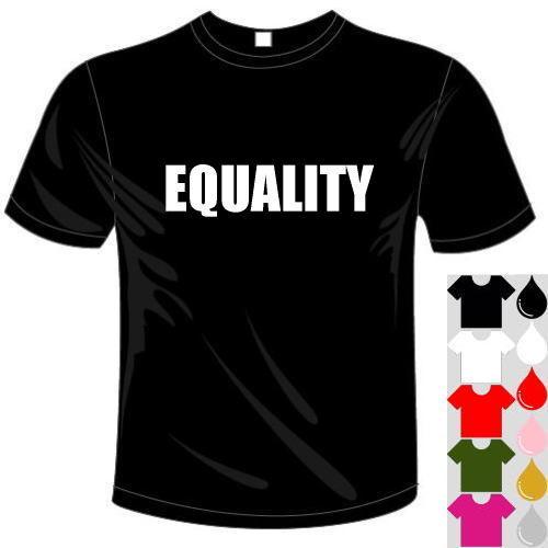 おもしろTシャツ  EQUALITYTシャツ 平等 ユニークなメッセージてぃしゃつ 送料無料 河内國製作所｜kawachinokuni-s