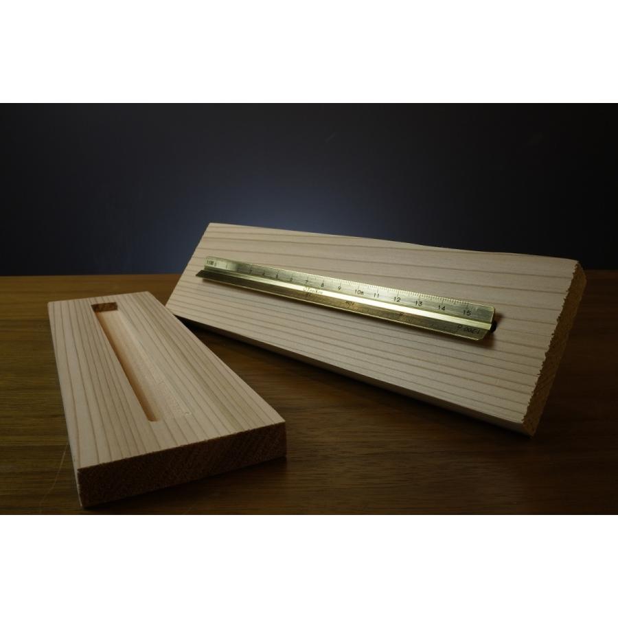 三角スケール 真鍮無垢 鏡面磨き 15cm TeniKenシリーズ : 1751年創業